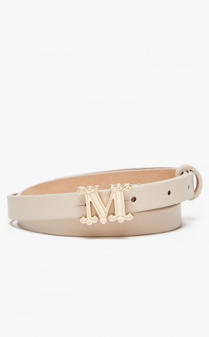 Cintos Max Mara Leather Monogram Rosa | MMR594254