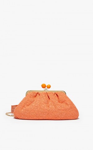 Weekend Bag Max Mara Hommage À La France Pasticcinoin Lace Laranja | MMR594174