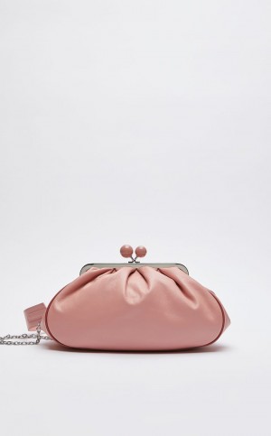 Weekend Bag Max Mara Nappa Leather Pasticcino Rosa | MMR594163