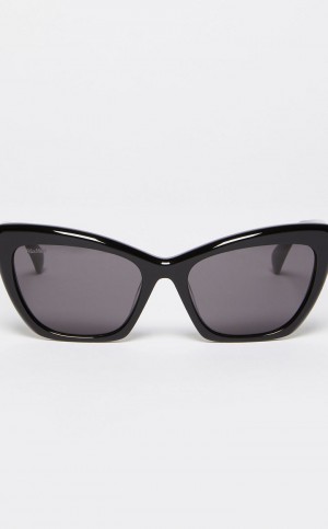 Óculos De Sol Max Mara Cat-eye Pretas | MMR594297