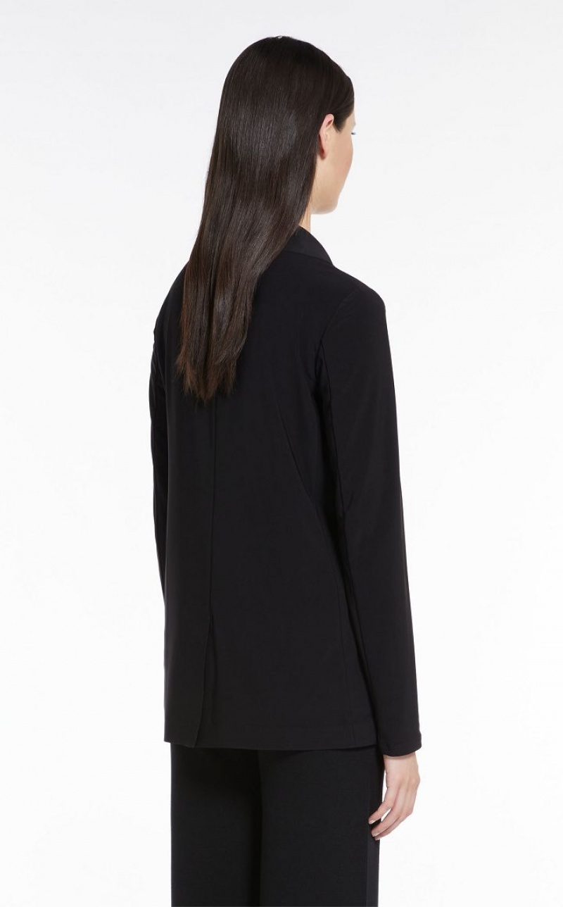 Blazers Max Mara Blazer In Stretch Jersey Pretas | MMR594094