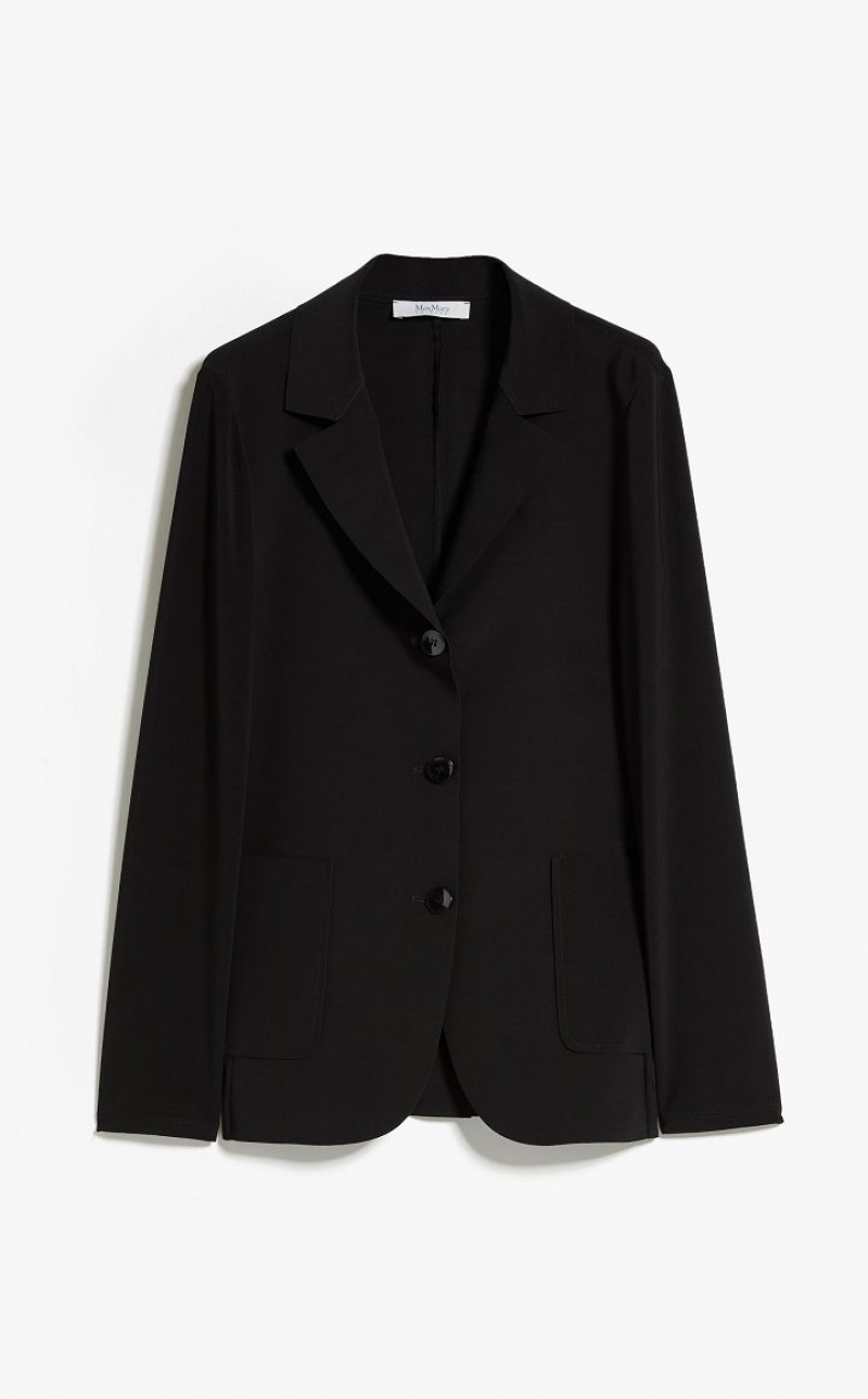 Blazers Max Mara Blazer In Stretch Jersey Pretas | MMR594094