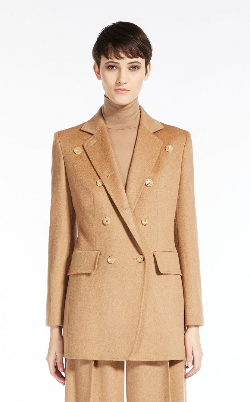 Blazers Max Mara Camel Colour Marrom | MMR594082