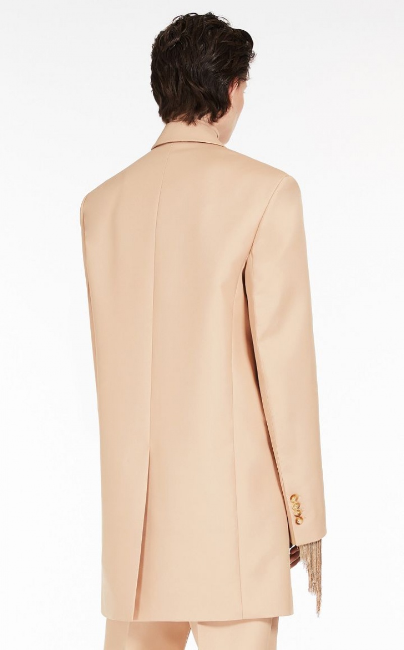 Blazers Max Mara Oversized Boyfriend Abricó | MMR594024