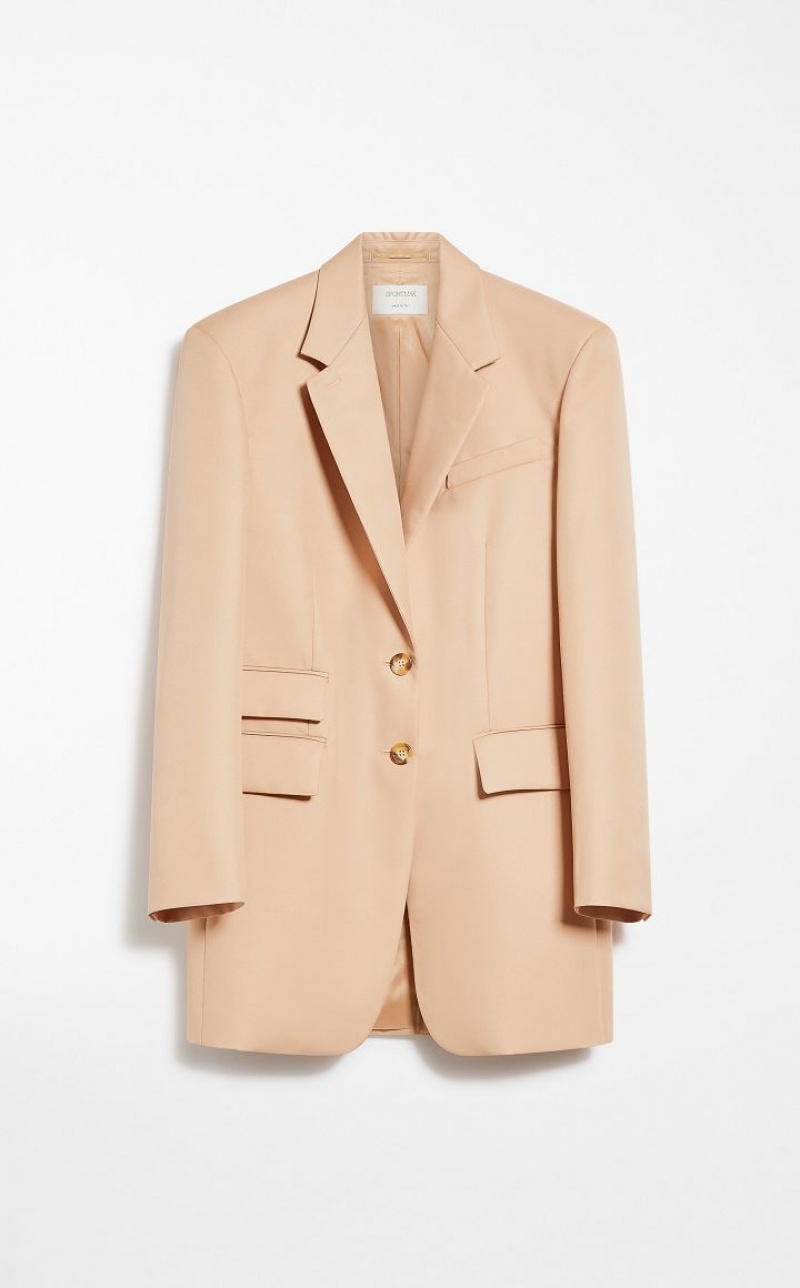 Blazers Max Mara Oversized Boyfriend Abricó | MMR594024