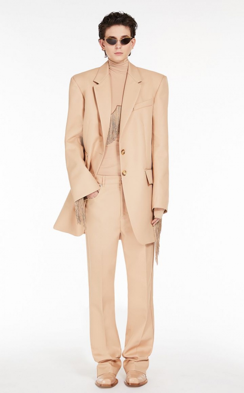 Blazers Max Mara Oversized Boyfriend Abricó | MMR594024