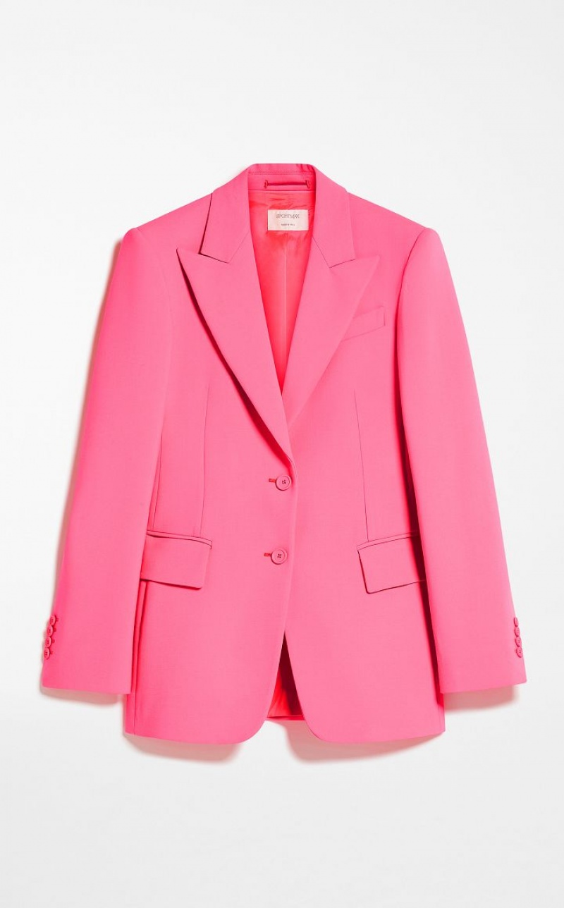 Blazers Max Mara Slim-fit Fucsia | MMR594025