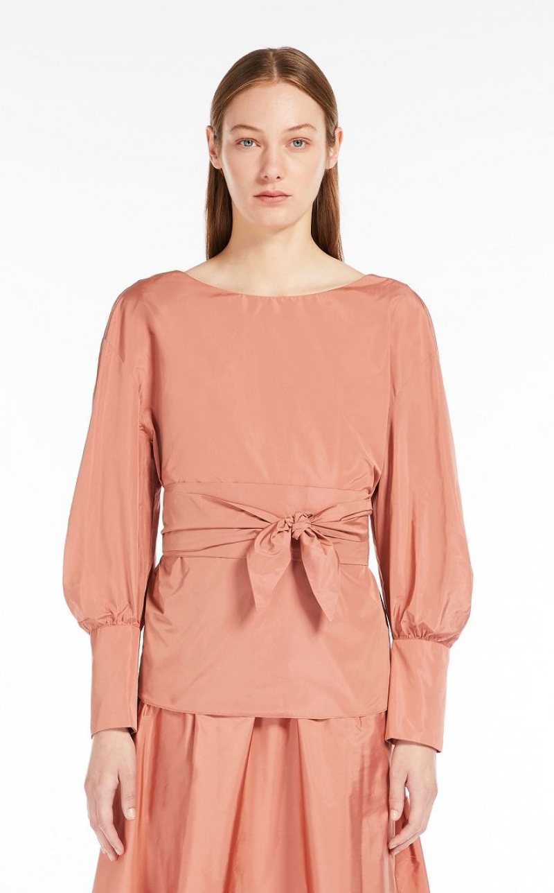 Blusas Max Mara Taffeta Rosa | MMR593624