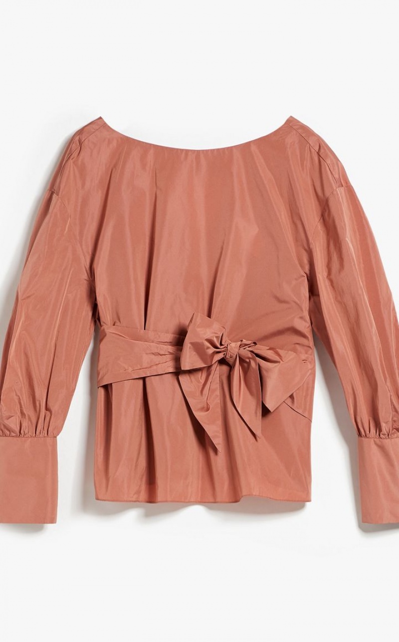 Blusas Max Mara Taffeta Rosa | MMR593624