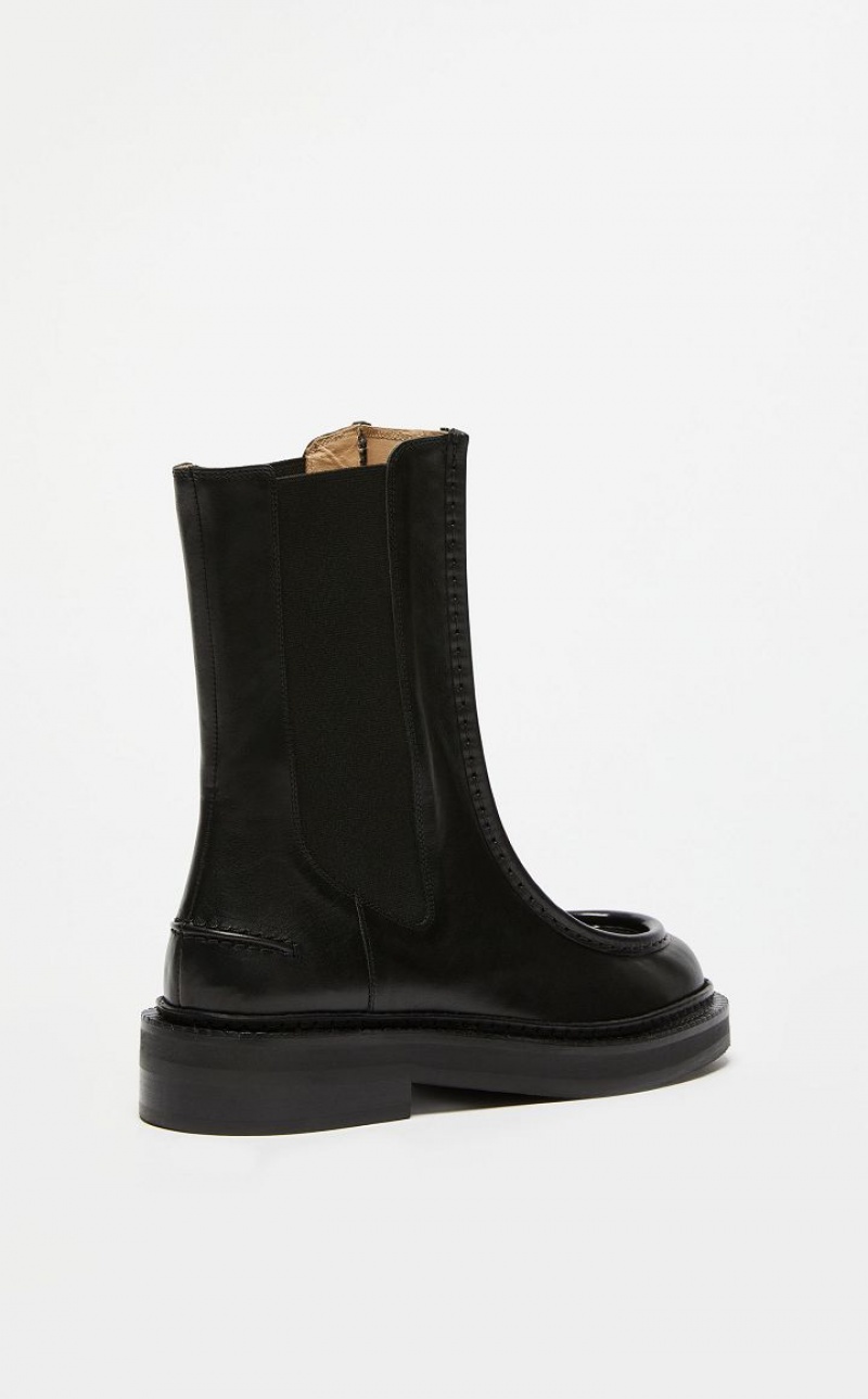 Botins Max Mara Chelsea Pretas | MMR594190