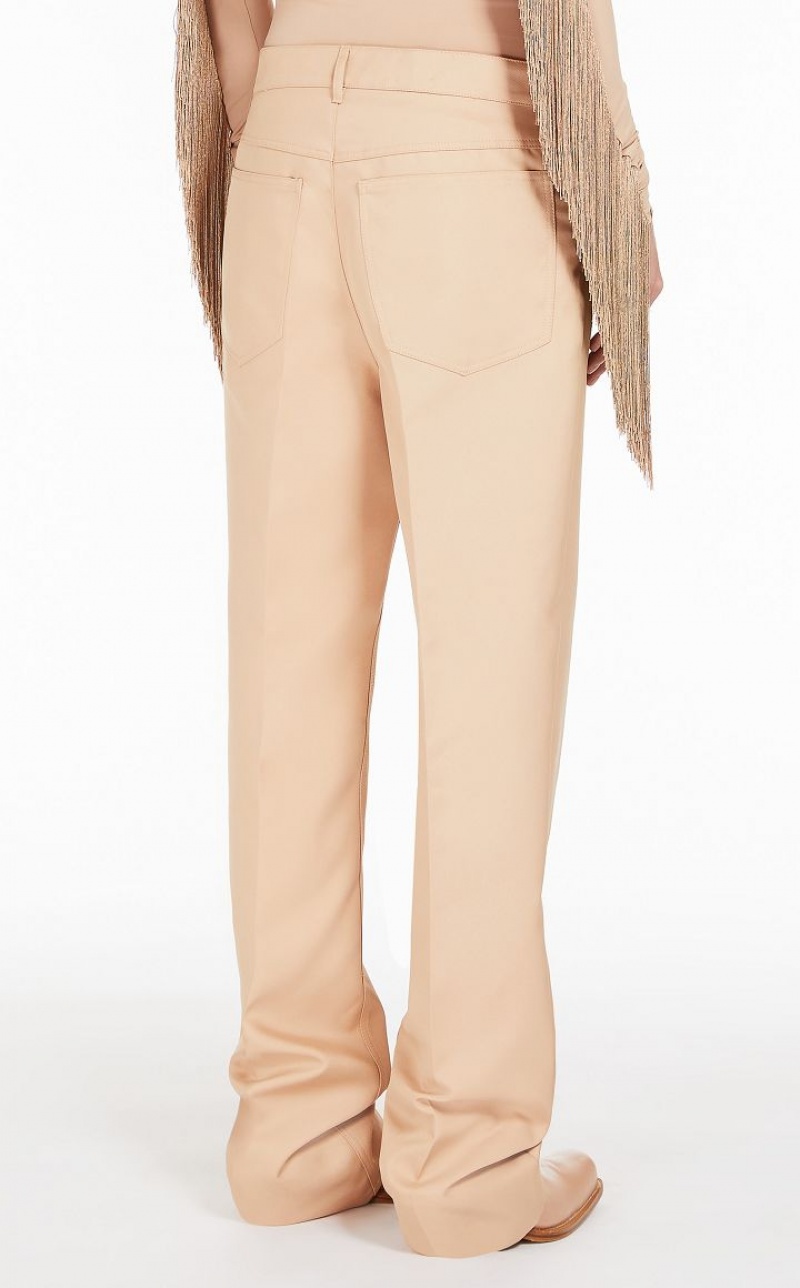 Calça Max Mara Low-rise Abricó | MMR593766