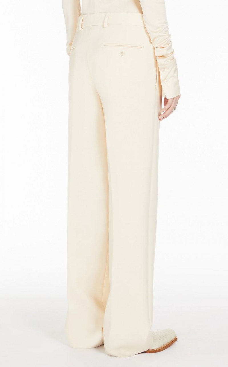 Calça Max Mara Low-rise Boyfriend Branco | MMR593768