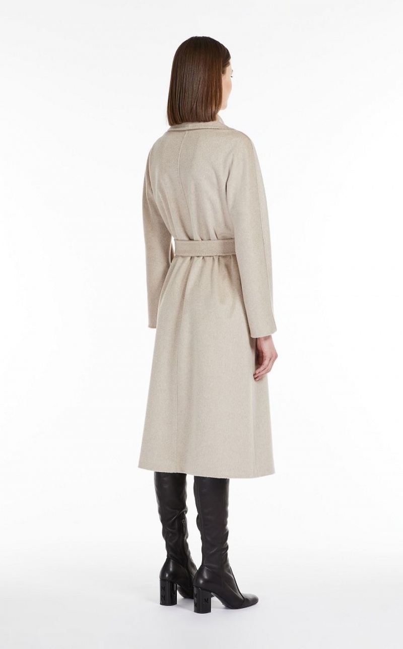 Casacos Max Mara Cashmere, Alpaca And Wool Bege | MMR593852