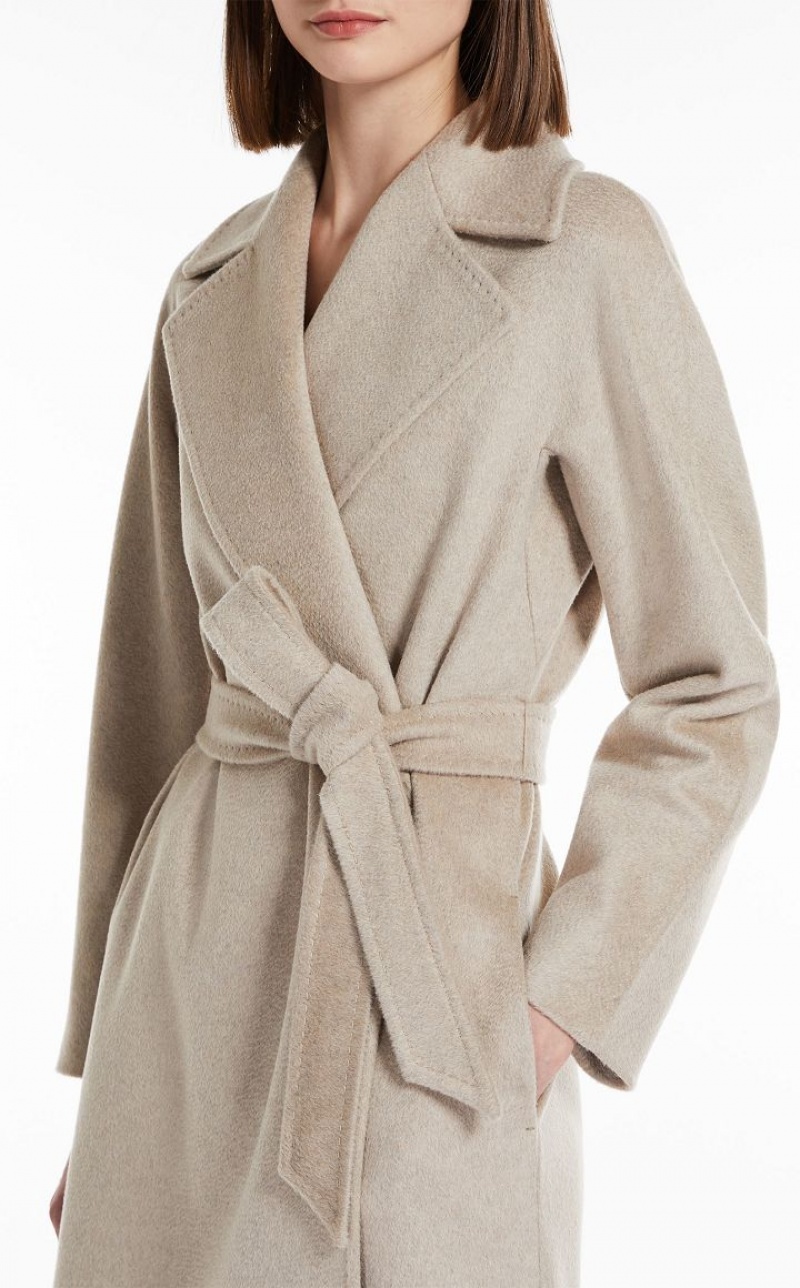 Casacos Max Mara Cashmere, Alpaca And Wool Bege | MMR593852