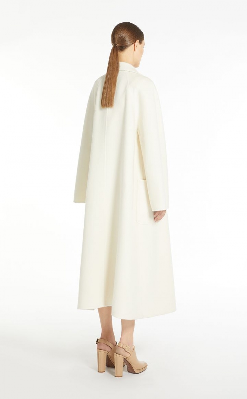 Casacos Max Mara Cashmere Branco | MMR593832