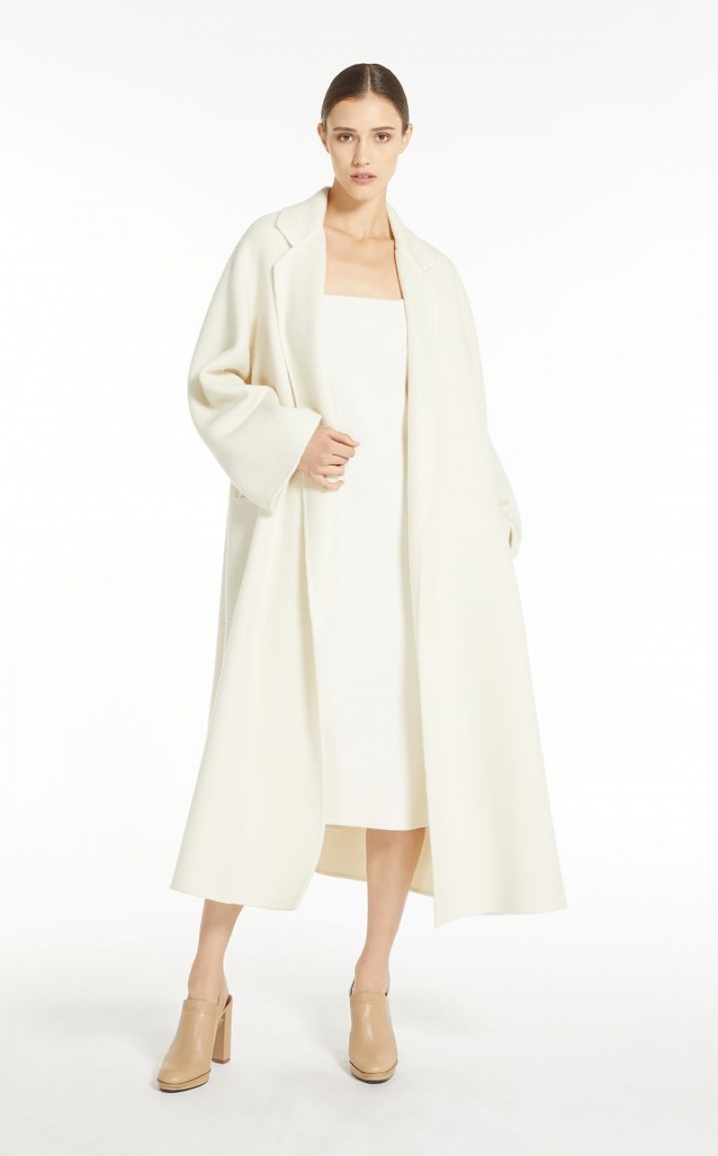 Casacos Max Mara Cashmere Branco | MMR593832