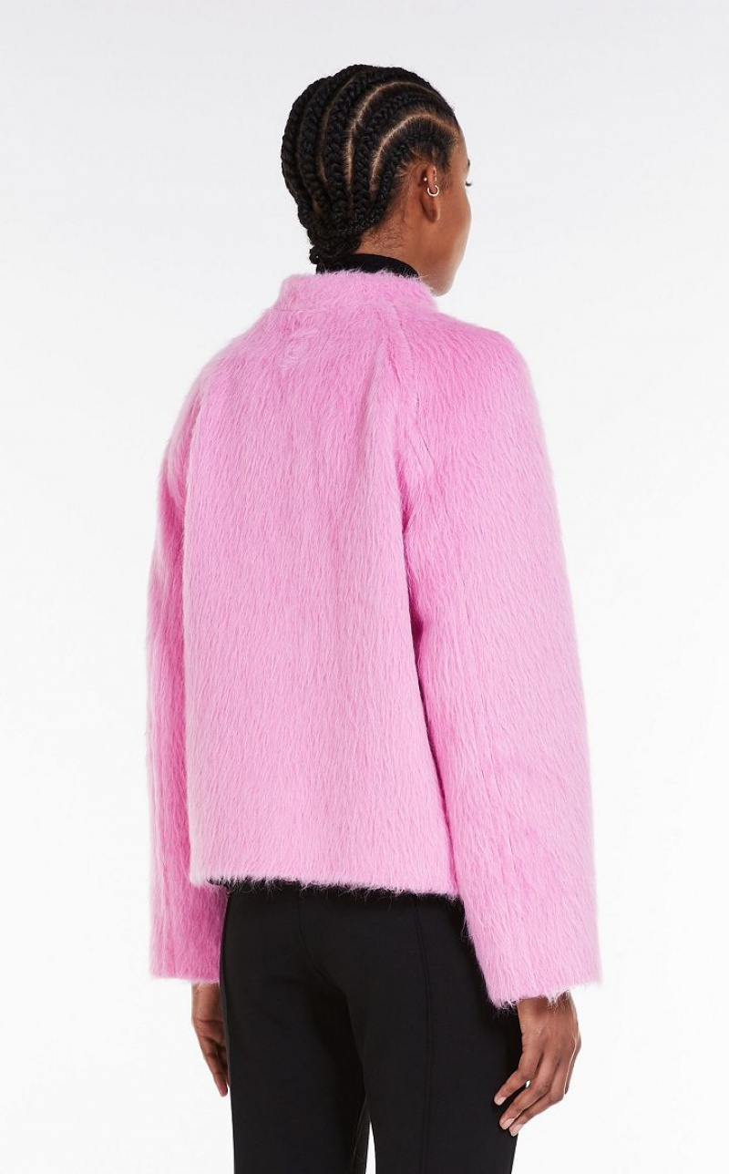 Casacos Max Mara Wool And Alpaca Fucsia | MMR594104