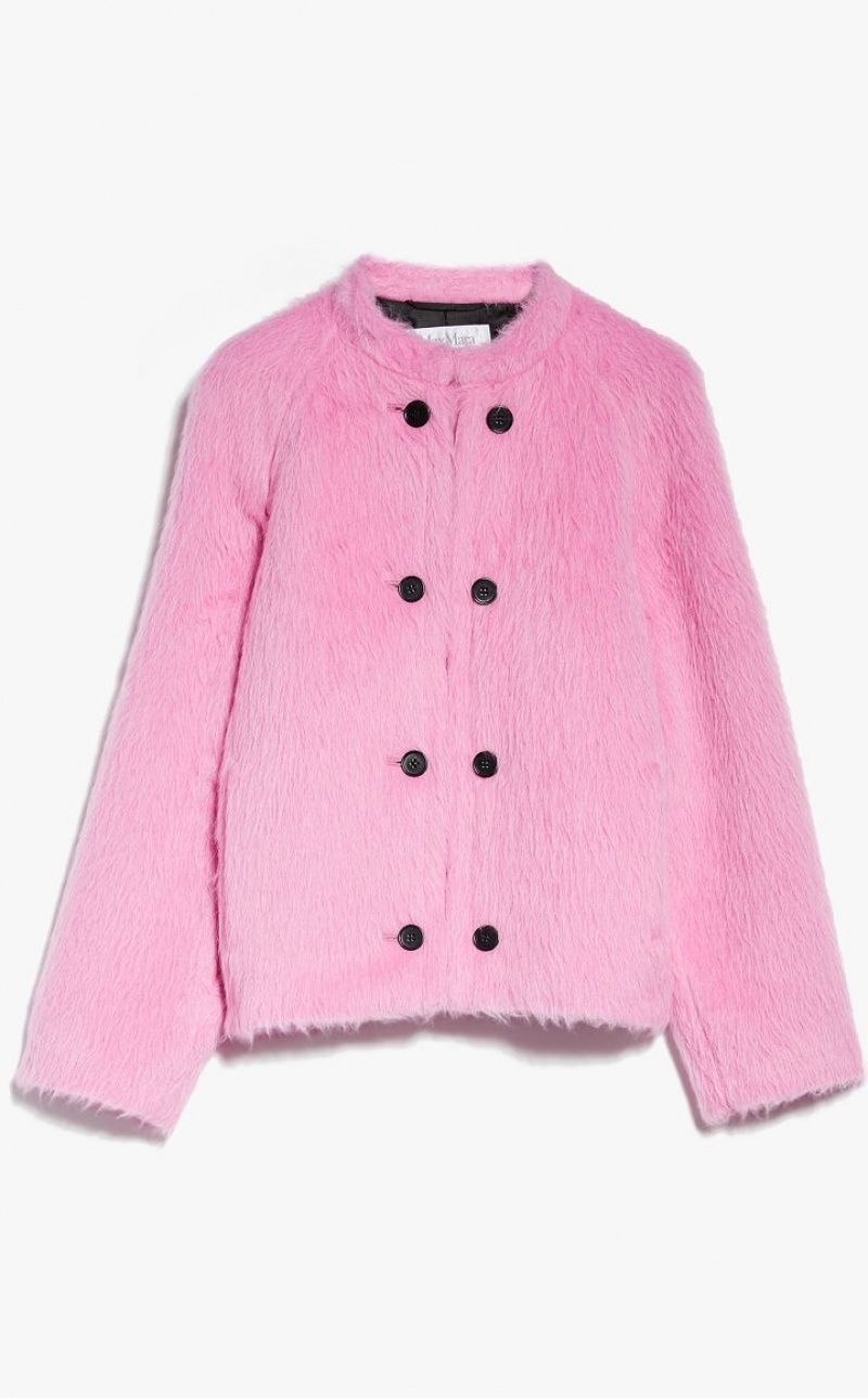 Casacos Max Mara Wool And Alpaca Fucsia | MMR594104