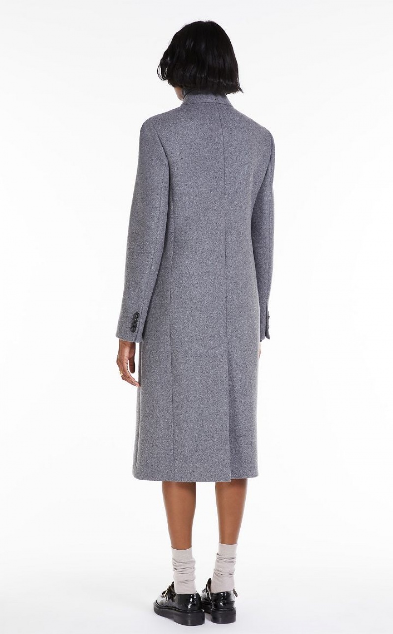 Casacos Max Mara Wool And Cashmere Cinzentas | MMR593848