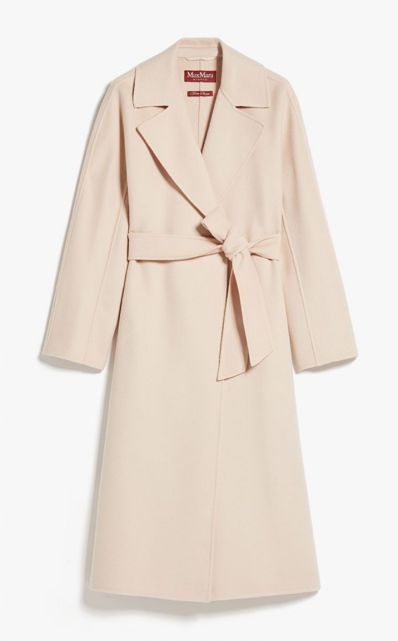 Casacos Max Mara Wool And Cashmere Robe Luz Rosa | MMR593884