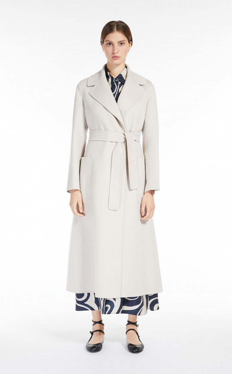 Casacos Max Mara Wool Robe Bege | MMR593917