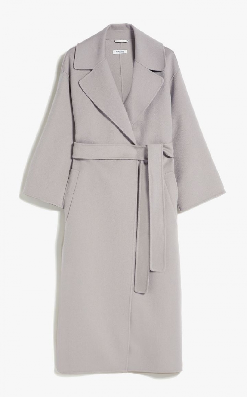 Casacos Max Mara Wool Robe Luz Cinzentas | MMR593880