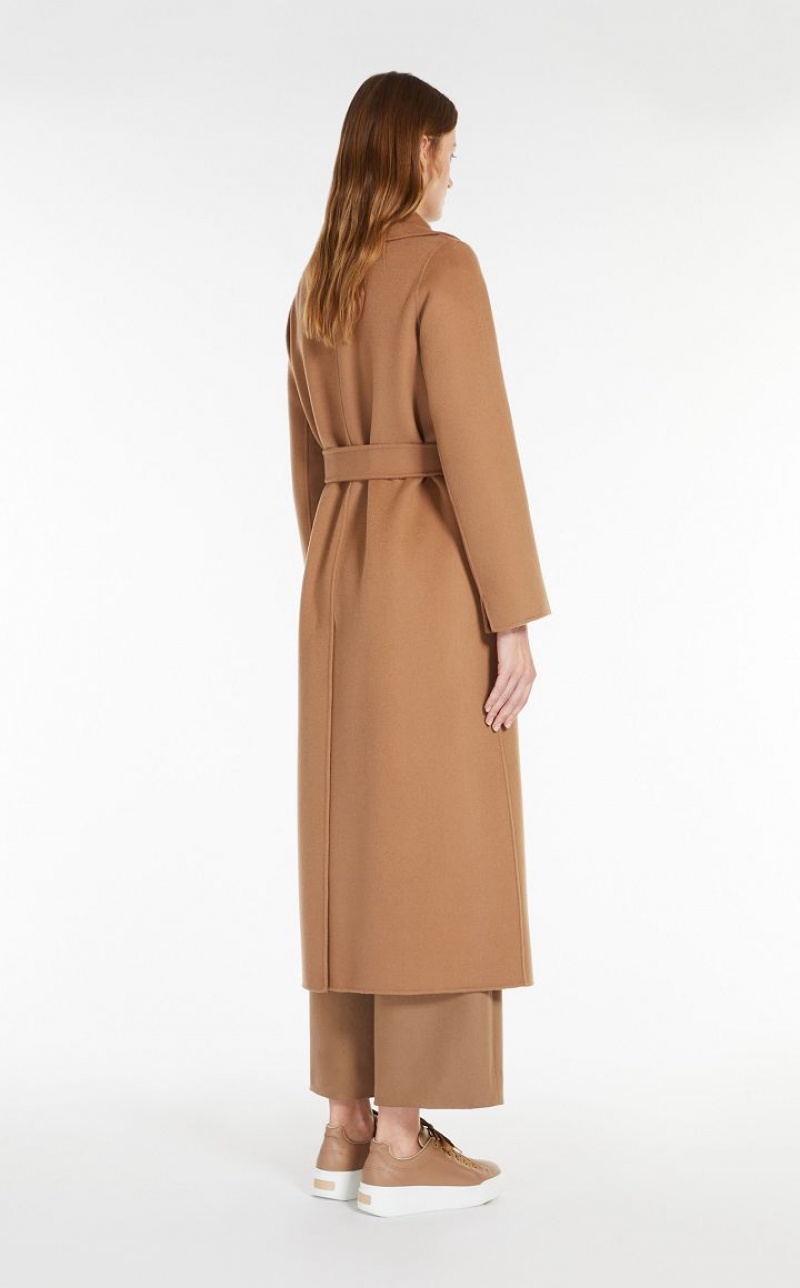 Casacos Max Mara Wool Robe-style Marrom | MMR593902