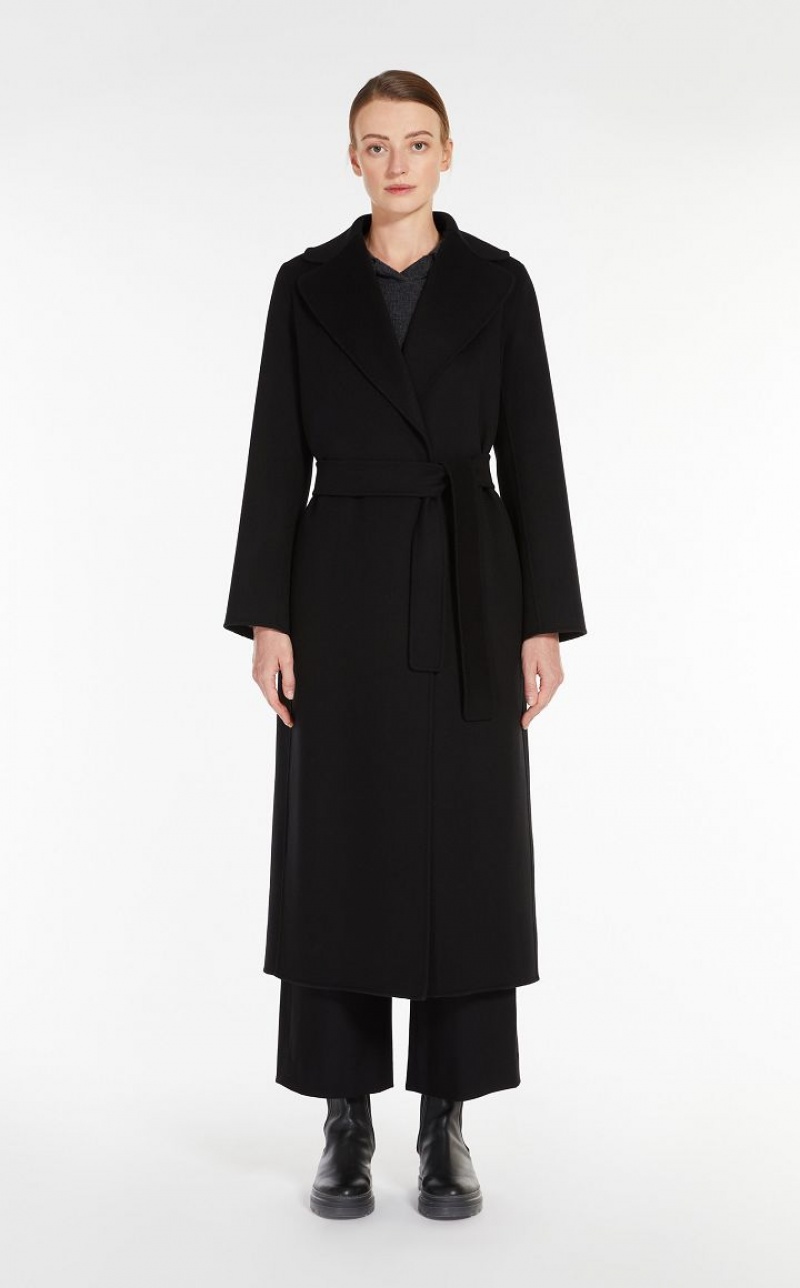 Casacos Max Mara Wool Robe-style Pretas | MMR593863