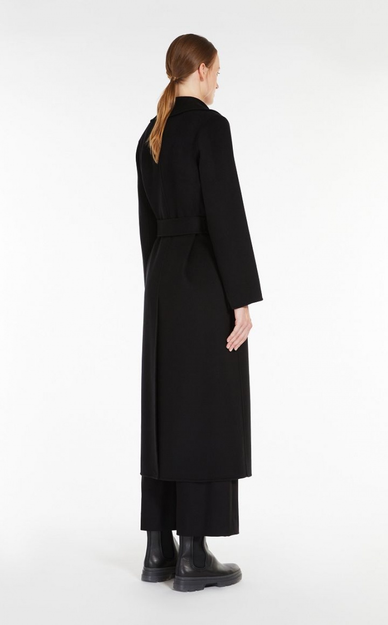 Casacos Max Mara Wool Robe-style Pretas | MMR593863