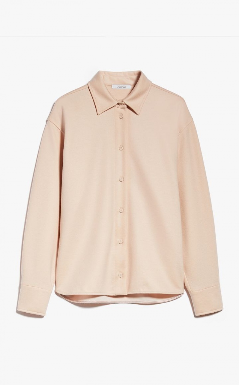 Casacos Max Mara Wool Shirt Rosa | MMR594054