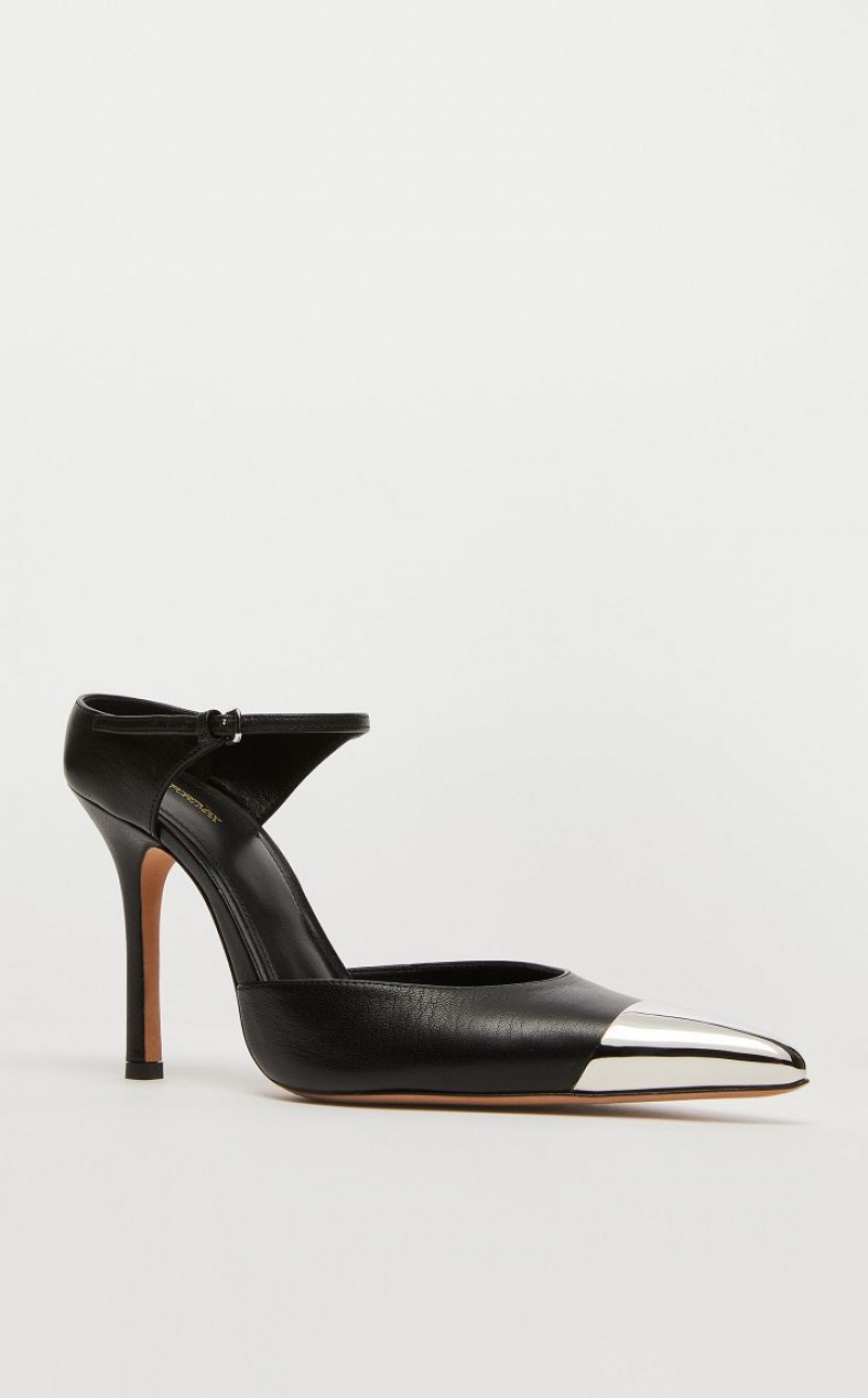 Décolleté Max Mara Metal-toe Court Pretas | MMR594196