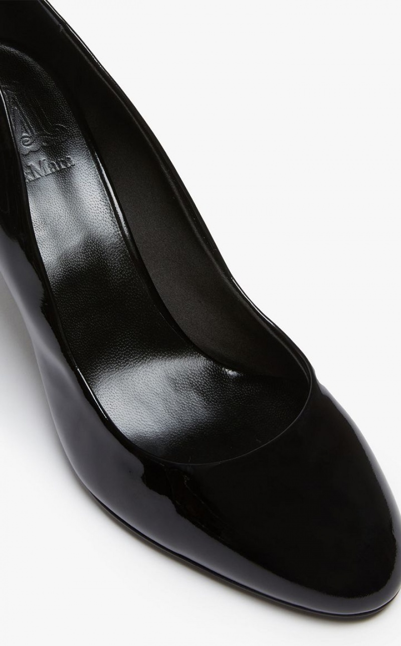 Décolleté Max Mara Patent Leather Pretas | MMR594194