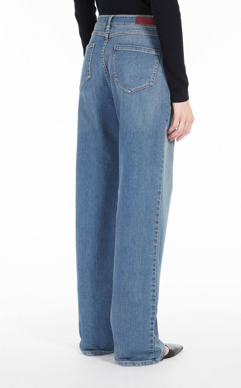 Jeans Max Mara Straight-fit Denim Azul Marinho | MMR593801