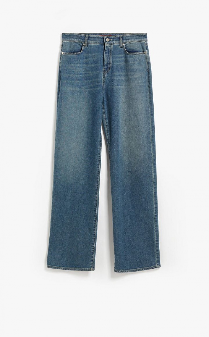 Jeans Max Mara Straight-fit Denim Azul Marinho | MMR593801