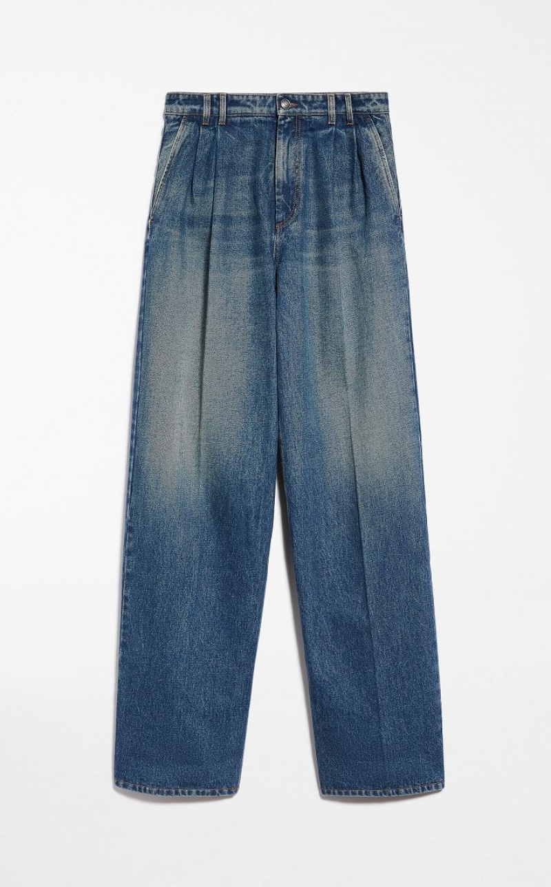 Jeans Max Mara Wide-fit Azuis | MMR593809