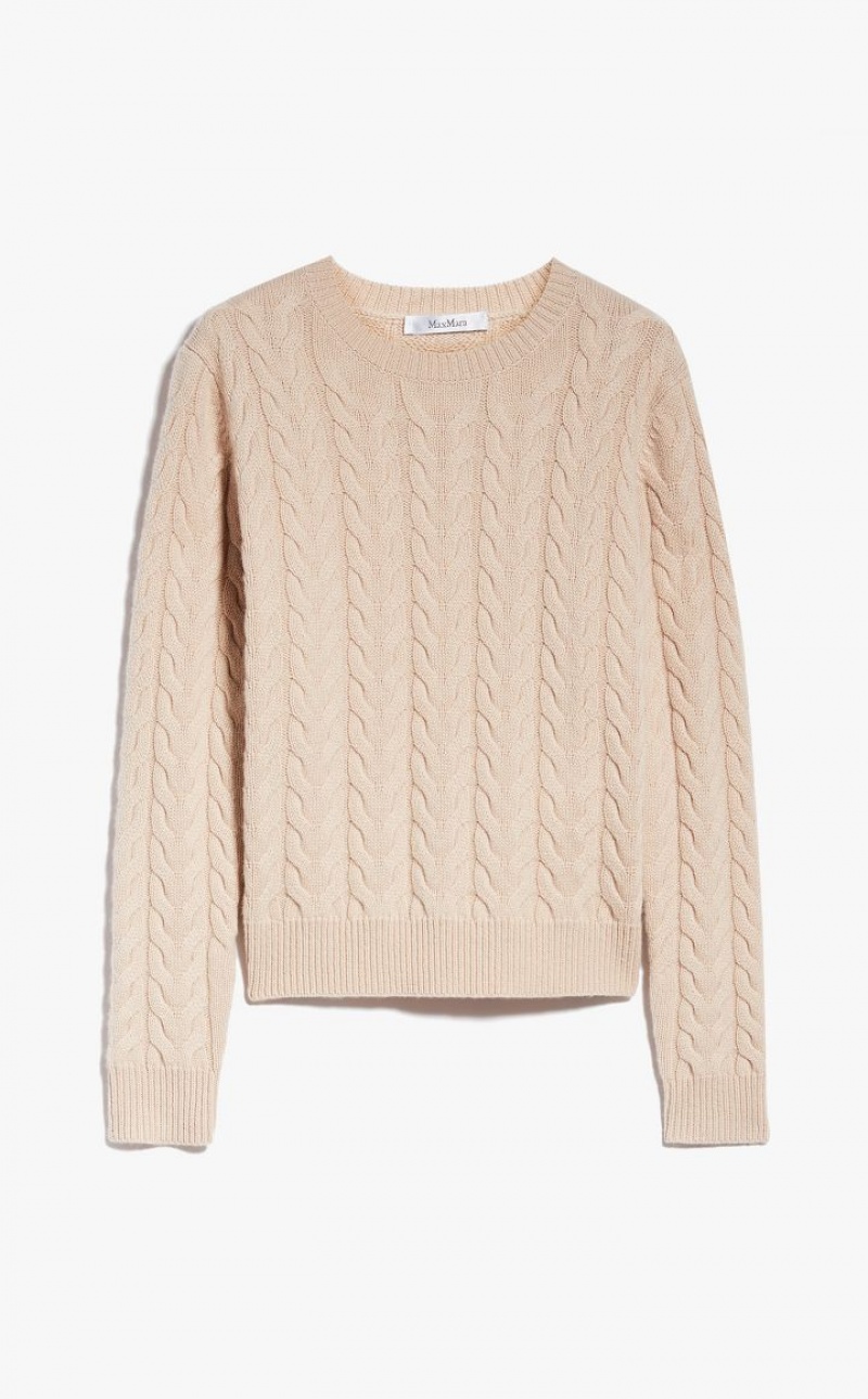 Knitwear Max Mara Cable Cashmere Rosa | MMR593432