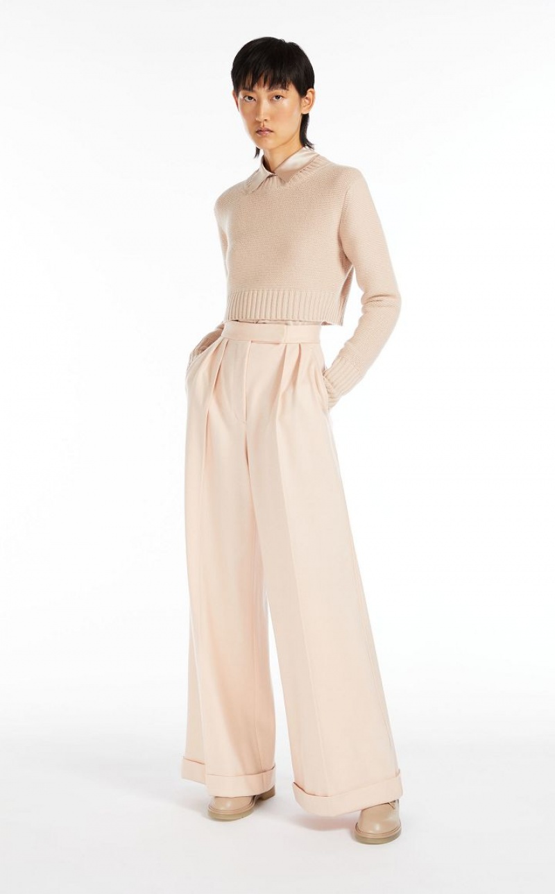 Knitwear Max Mara Cropped, Cashmere Rosa | MMR593444