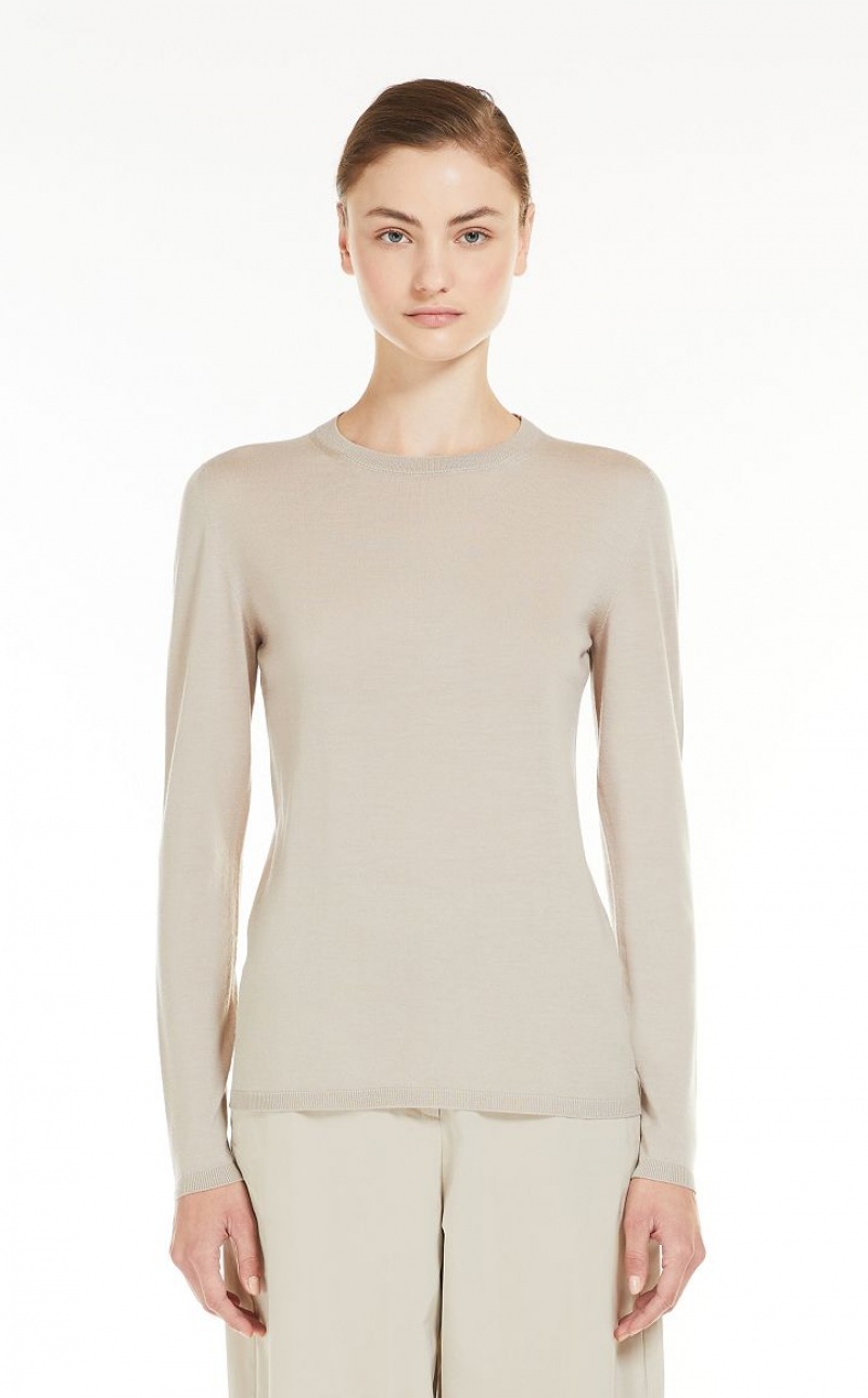 Knitwear Max Mara Lightweight Wool Marrom | MMR593436