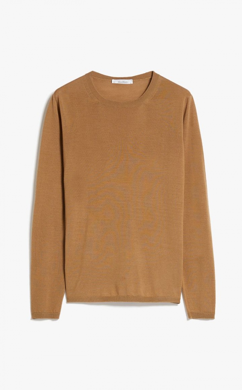 Knitwear Max Mara Lightweight Wool Marrom | MMR593437