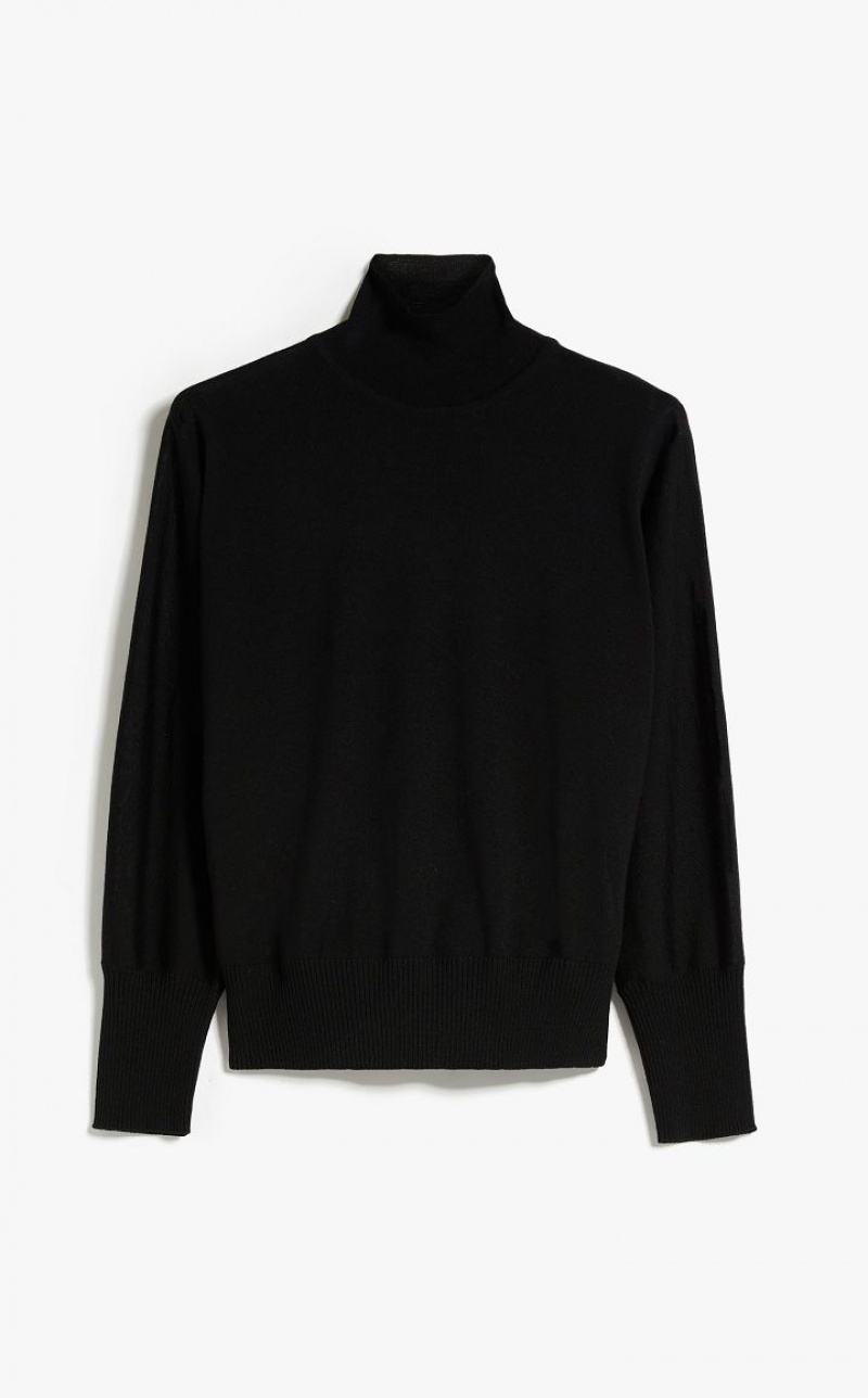 Knitwear Max Mara Lightweight Wool Turtleneck Pretas | MMR593427