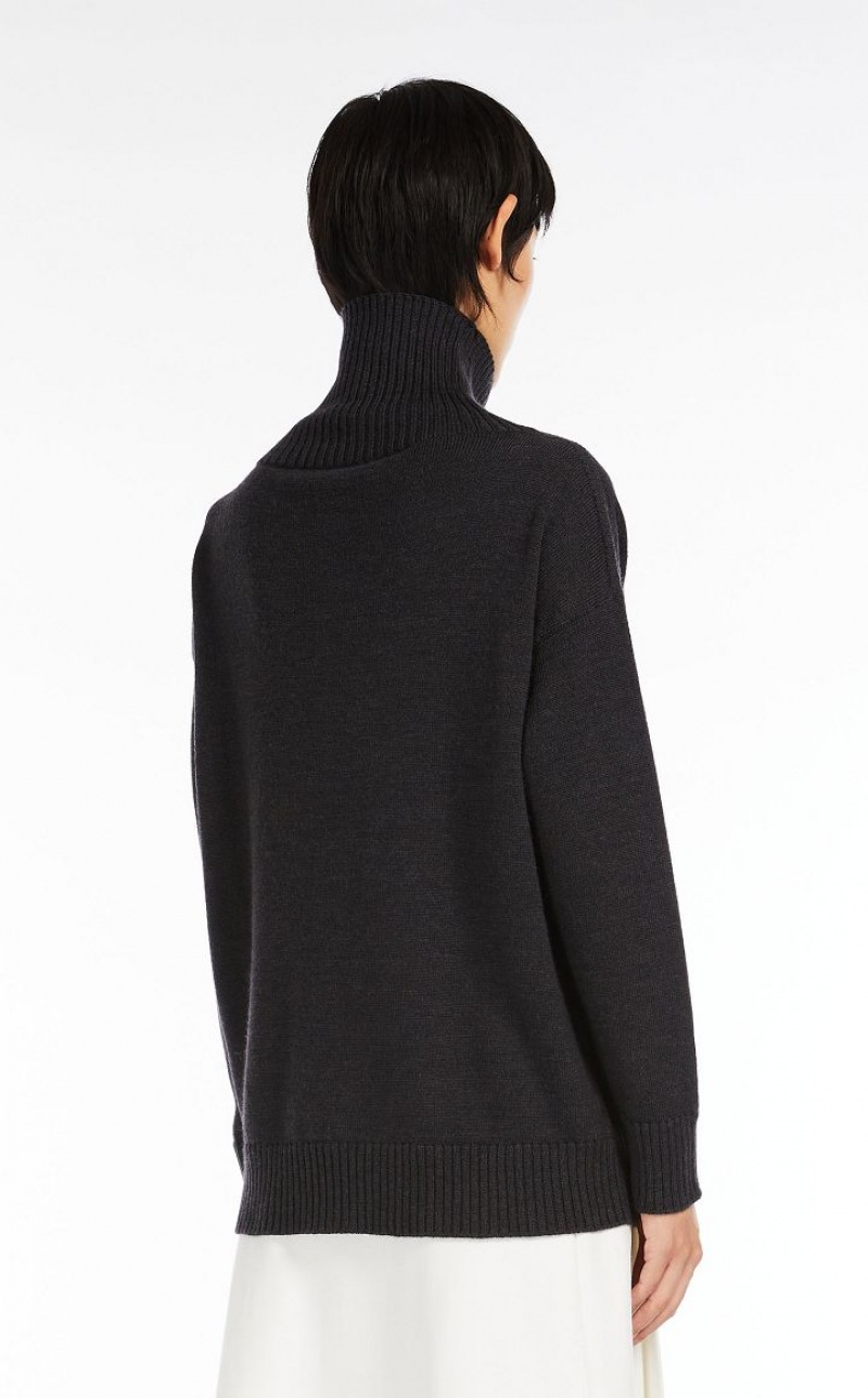 Knitwear Max Mara Soft Wool Cinzentas Escuro | MMR593439