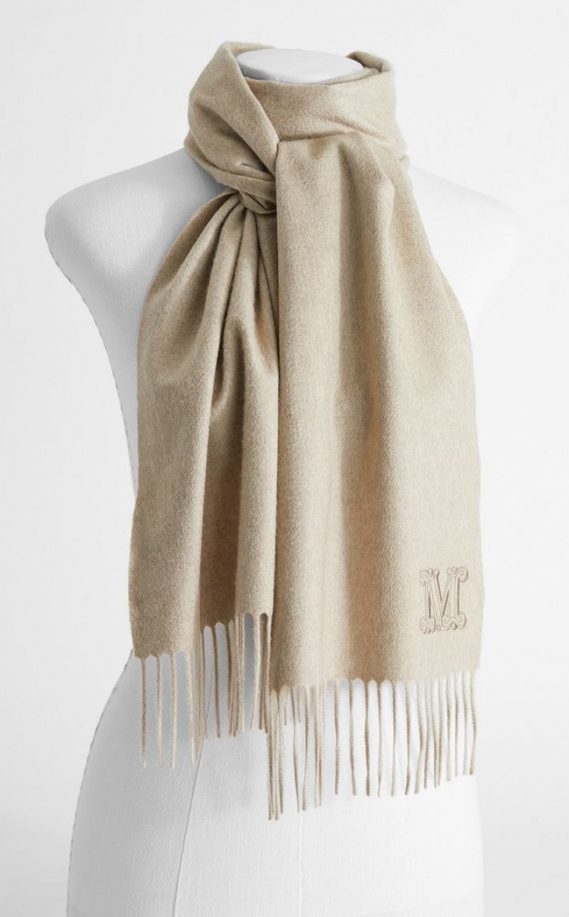 Lenços Max Mara Cashmere Stole Marrom | MMR594285