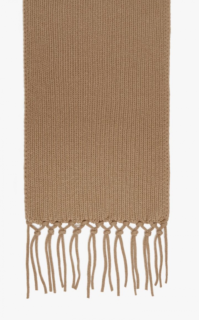 Lenços Max Mara In Wool Yarn Marrom | MMR594263