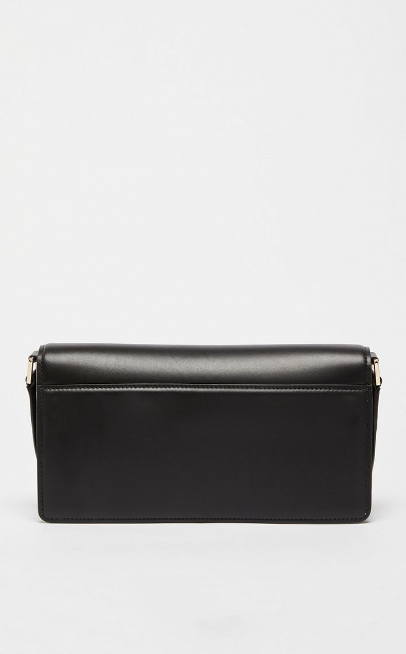 MM Bag Max Mara Leather Clutch Pretas | MMR594124