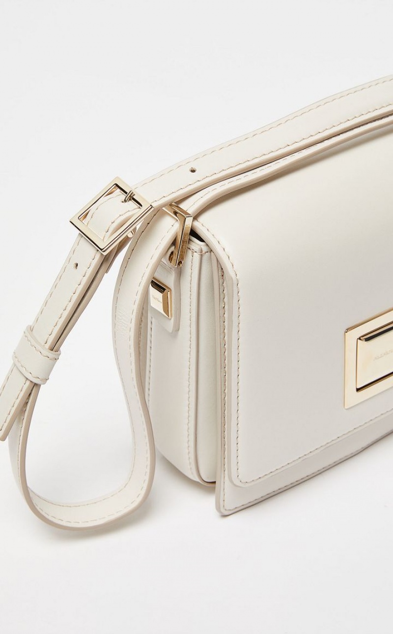 MM Bag Max Mara Small Leather Branco | MMR594122