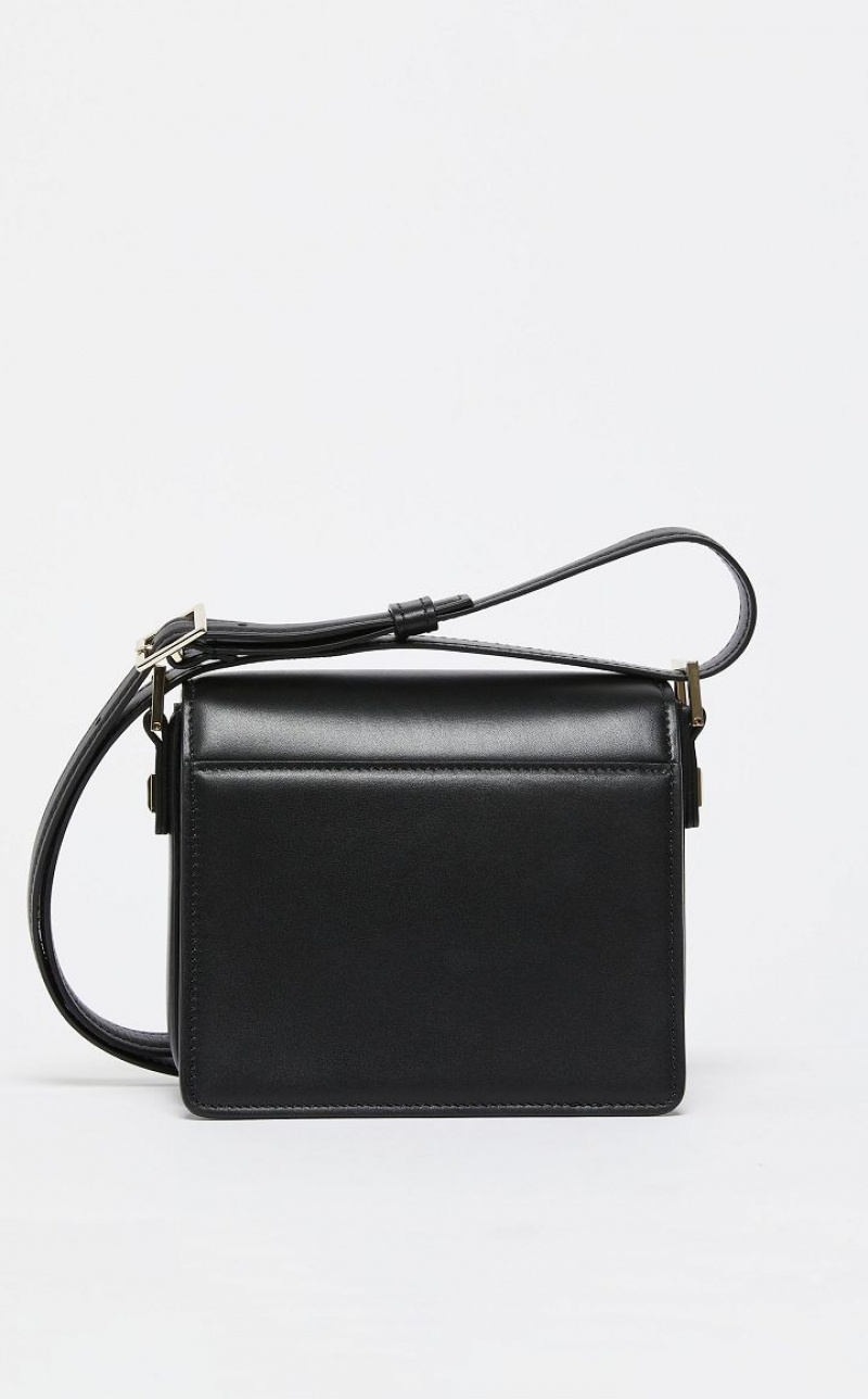 MM Bag Max Mara Small Leather Pretas | MMR594117