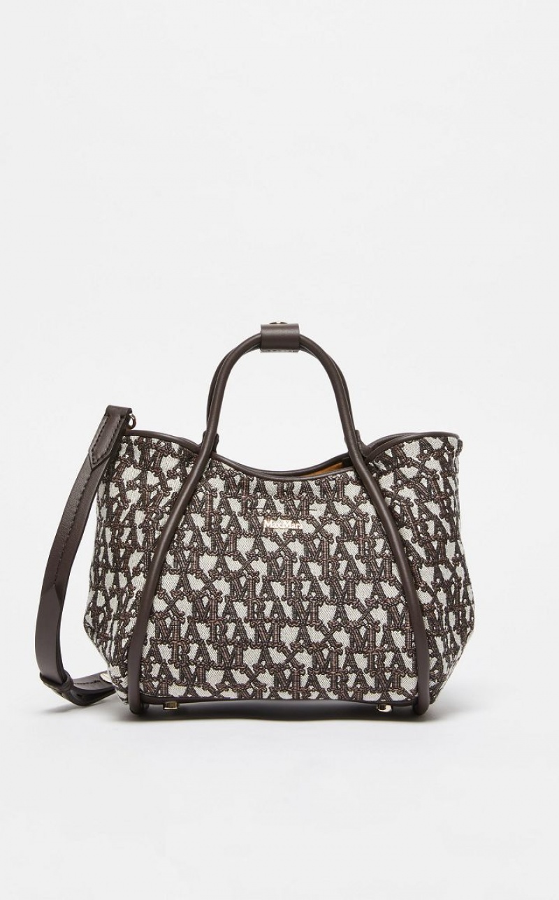 Marine Bag Max Mara In jacquard  Marrom | MMR594129