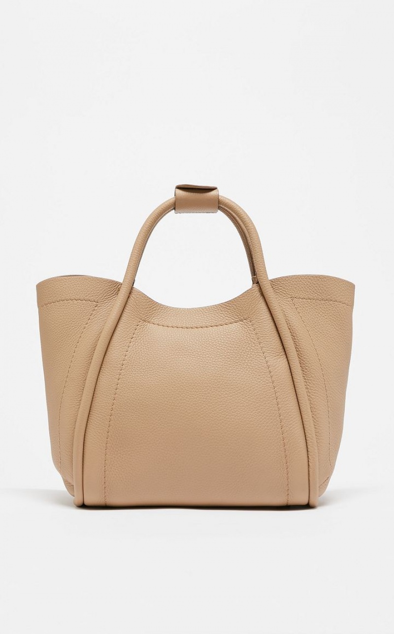 Marine Bag Max Mara Leather Abricó | MMR594135