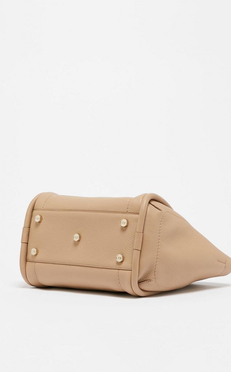 Marine Bag Max Mara Leather Abricó | MMR594135