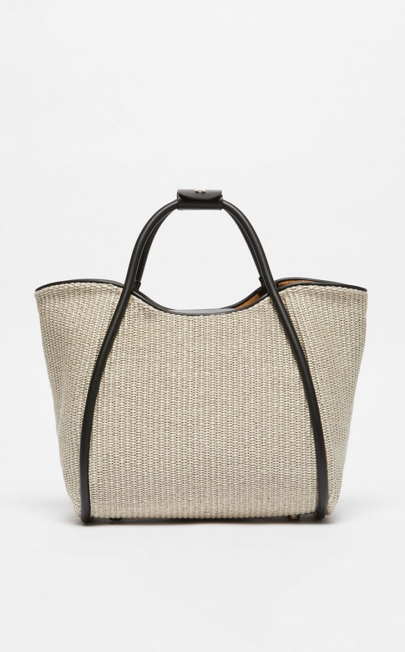 Marine Bag Max Mara Woven straw Marrom | MMR594134